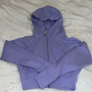 Lululemon scuba full zip cropped hoodie